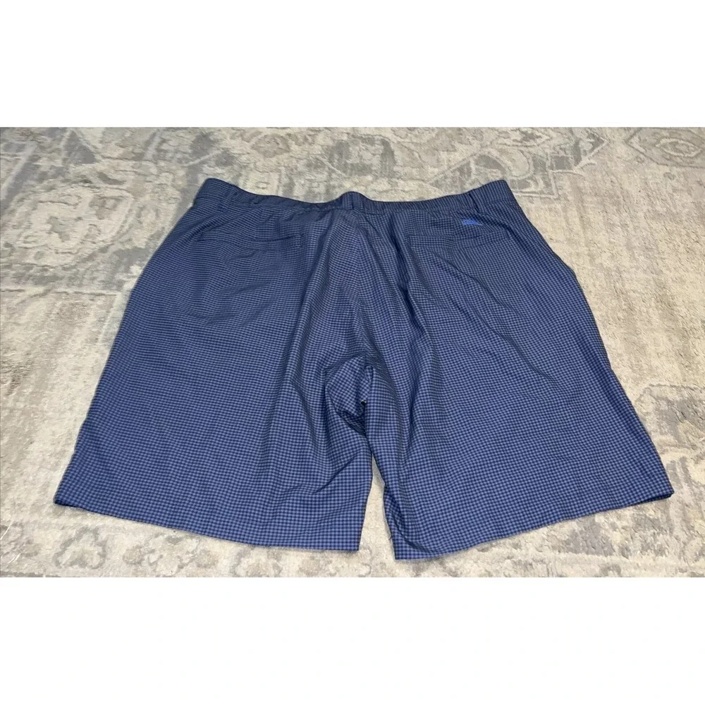 Adidas Men's Golf Shorts Stretch Performance Blue Check Size‎ 40
